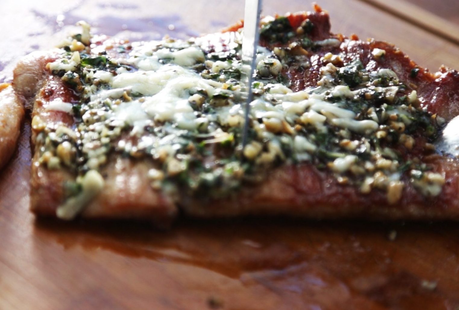 MATAMBRE DE CERDO AL PESTO